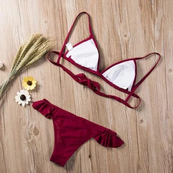 Last L !!! Super high quality bikini set in red - Picture 4 of 6